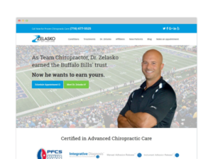 Image of Chiropractor Website Design