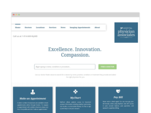 Image of Hospital Website Design